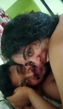 Indian cute mallu couple kissing