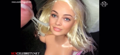 Found my own cumshot and Barbie on internet used for A.I. deepfake of Margot Robbie