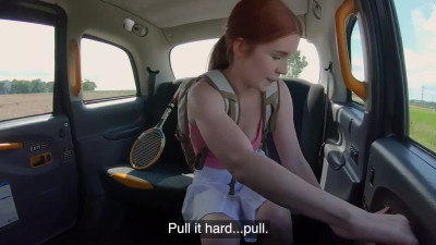 Fake Taxi Pale skinned tennis payer is fucked hard over the taxi bonnet