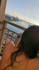 GF Taking cock while enjoying a sunset