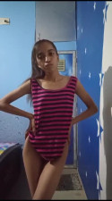 Indian nude gf striptease selfie video