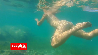 Naked Underwater Adventure with Friends