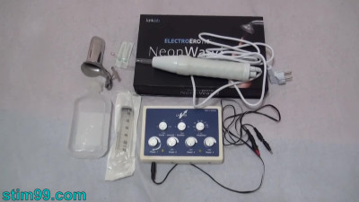 Violet Wand on Puffy Nipples Electro Torture and Electricity on Clit