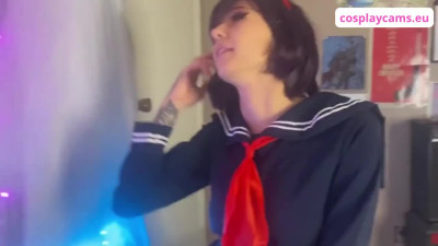 asian cosplay student sex pov ass