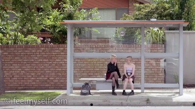 Bustop Lesbians -- Girlfriends Have sensual Sex