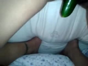 Chonlada Boonterm fucking a cucumber