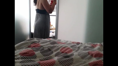 Gorgeous asian stepmom (hidden camera)