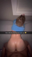 19 year old Teen Cheats on Boyfriend in College dorm on Snapchat