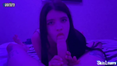 Hot SkinLovers with neon lights - cool XXX porn!