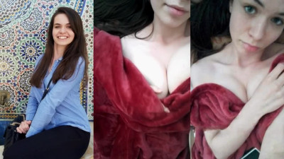 Big Tits Student from Poland Travels and Fucks