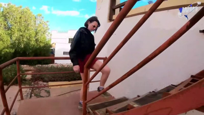 Abandoned building. public blowjob. extreme harsh sex. legitimate y/o