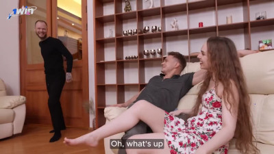 Ellies scandalous threeway drama caught on cam, hottest hard-core betrayal!