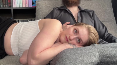 Watching a movie with step sis lead to massive facial