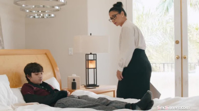 Mature asian teacher gives student a really HELPING HANDjob
