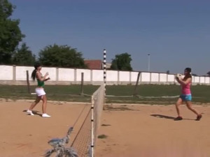 Sporty Teens Munching Each Other 2 (Wendy A And Bayley Warnock Aka Alexa A (Monique))