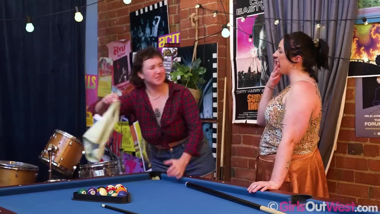 Watch Charlie Chaos and Max Peach on a blue billiards table in a GirlsOutWest lesbian scene Short Sex Videos - Duration: 26:42 | ePornNEW.