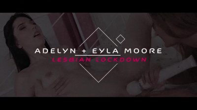 Adelyn and Eyla Moore and in several different lesbian bondage and candle wax scenes