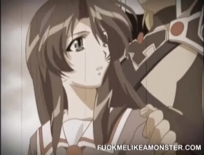 Busty anime teen pussy ravaged