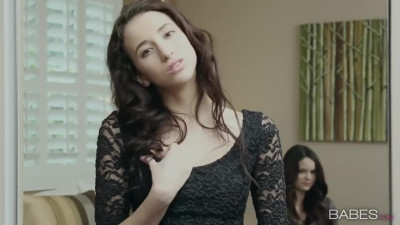 Belle Knox and Jenna J Ross in several different lesbian scenes together