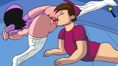 Timmy Turner X Trixie Tang as Adults! Rule34 hentai