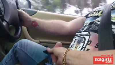 Handjob While Driving