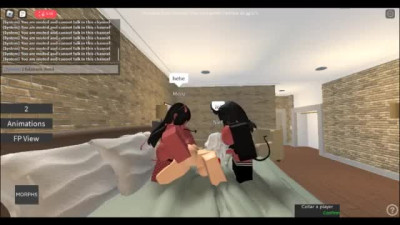 Roblox girl gets dominated by futanari