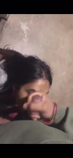 Indian college girl sucks BBC Juice out