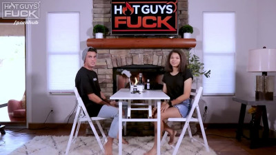 The HotGuysFUCK Experience Sex Gameshow - Tan Surfer Teen With A Huge Uncut Cock Nails Michelle