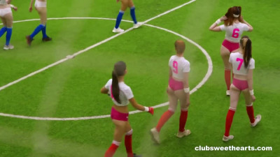 The Vulva World Cup - An Outdoor Football Lesbian Orgy Scene