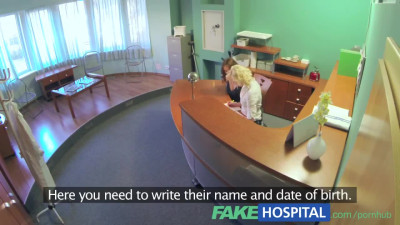 FakeHospital Busty new staff member sucking and fucking for job