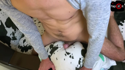 Guy Dirty Talking While Dry Humping Pillow - Intense Moaning Orgasm - 4K