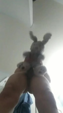 Guy fucks stuffed animal