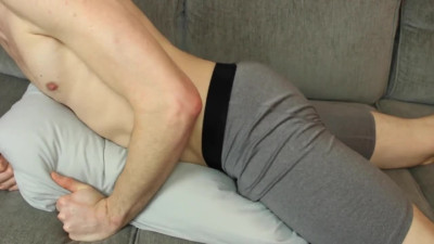 Humping My Pillow Until I Cum All Over It (Solo Male Moaning)