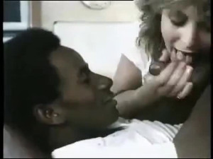 Unbekannter Vintage-Film, interracial, selbst saugen