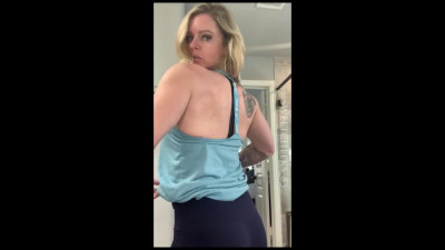 Fucking my ass and pussy after gym