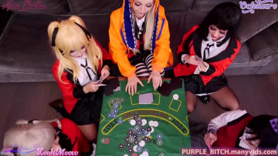 Kakegurui orgy 5girls+2boys by purple bitch