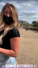 Big Tits Blonde Army Babe KAYLEY GUNNER is Locked and Loaded