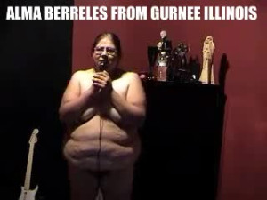 ALMA BERRELES SINGING NAKED