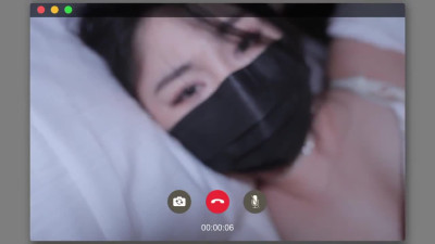 NTR: Having sex with a stranger while on a video call with my boyfriend(Full version 41min)